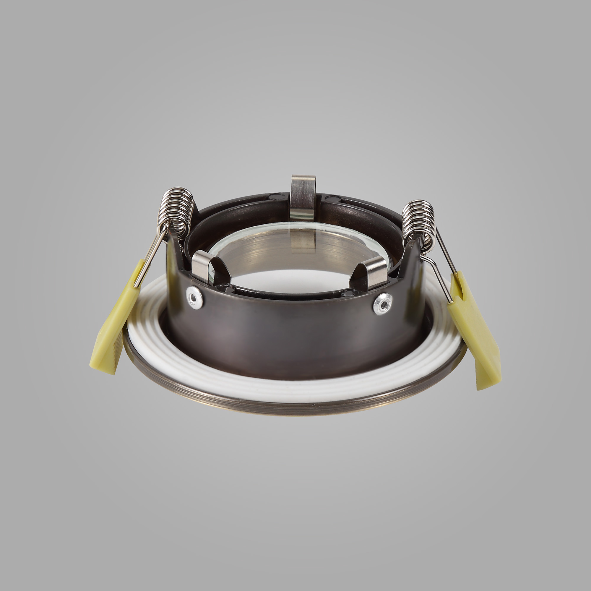 Bruve GU10 Recessed Round Antique Brass IP65 Downlighter, Cut-Out 68mm DX200404  Dlux Bruve IP65